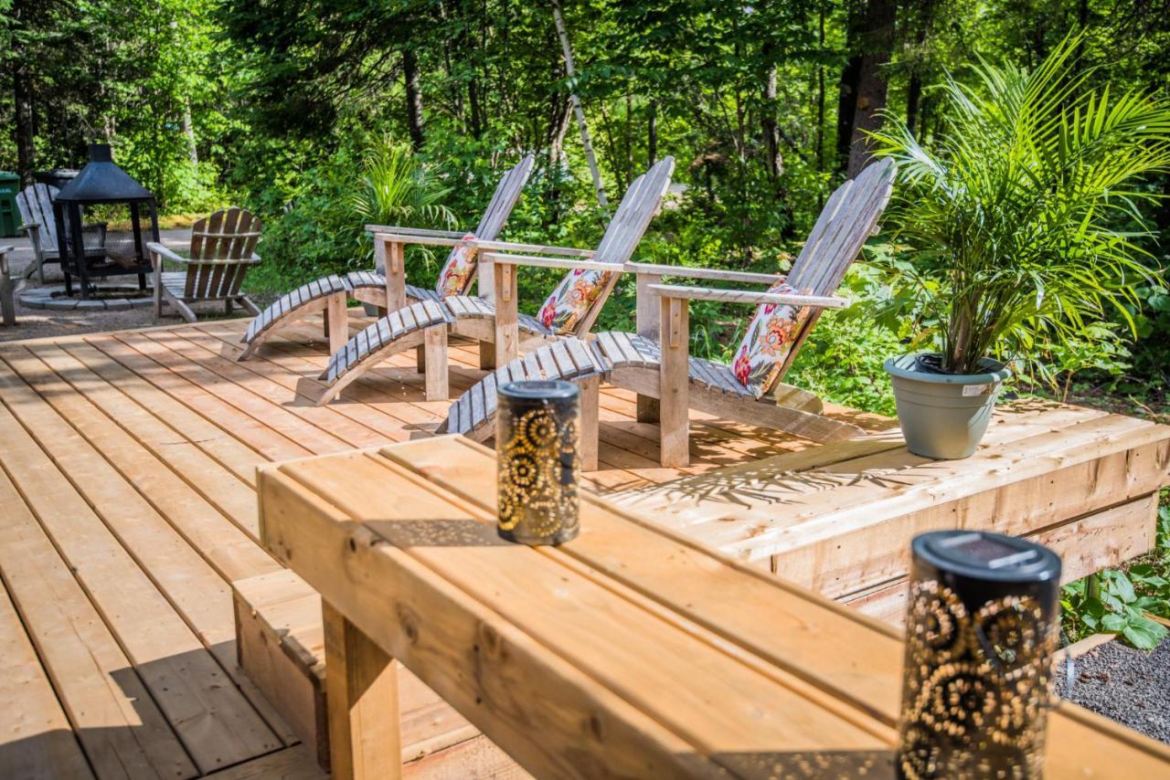Lac-Superieur Chalet Chevreuil Zen מראה חיצוני תמונה