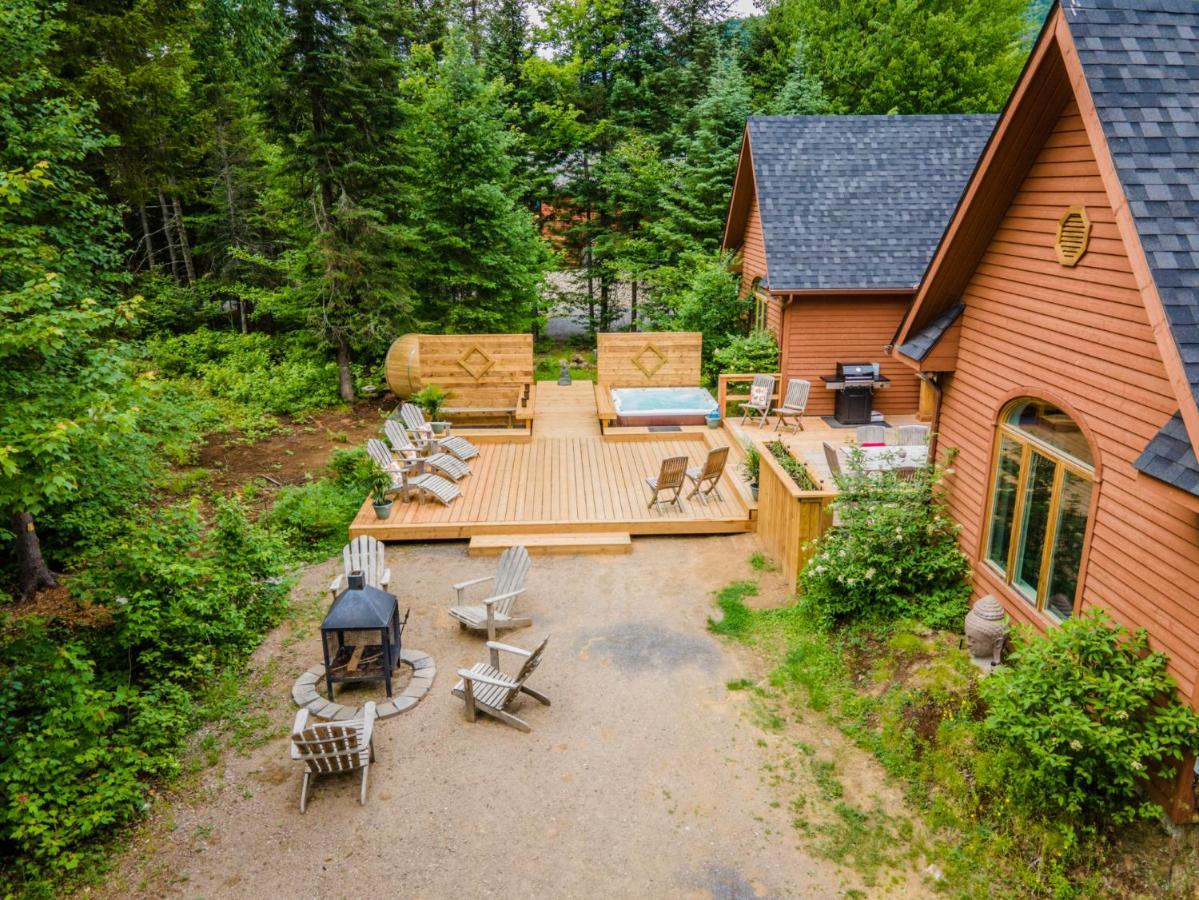 Lac-Superieur Chalet Chevreuil Zen מראה חיצוני תמונה